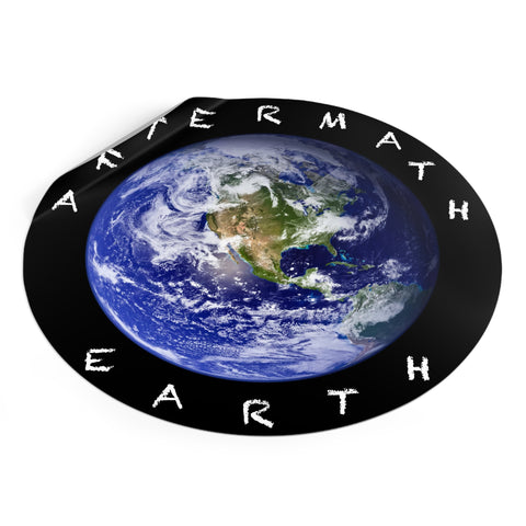 AM Earth Vinyl Stickers