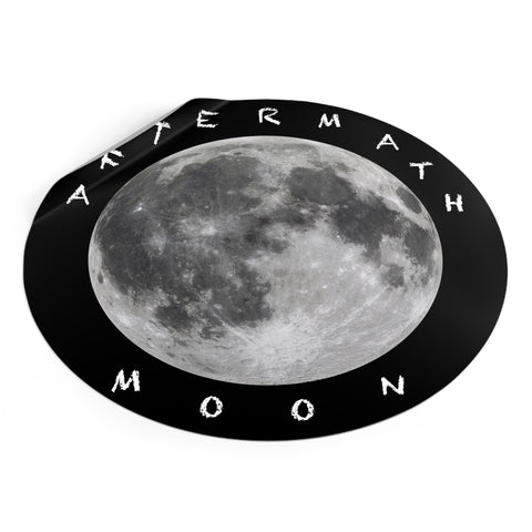 AM Moon Vinyl Stickers